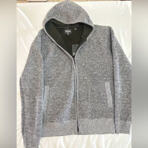 NWT PX Clothing - Men’s HEATHER Grey Full Zip Hooded Sweater Hoodie - Size XXL.